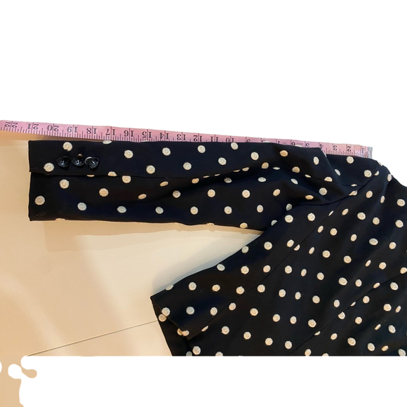 Moschino Cheap And Chic 🤍 XS polka dot Wool short jacket 🤍 wool and silk - Picture 11 of 16